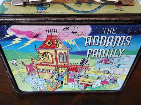 addams family metal lunch box|1974 Addams Family Metal Lunch Box .